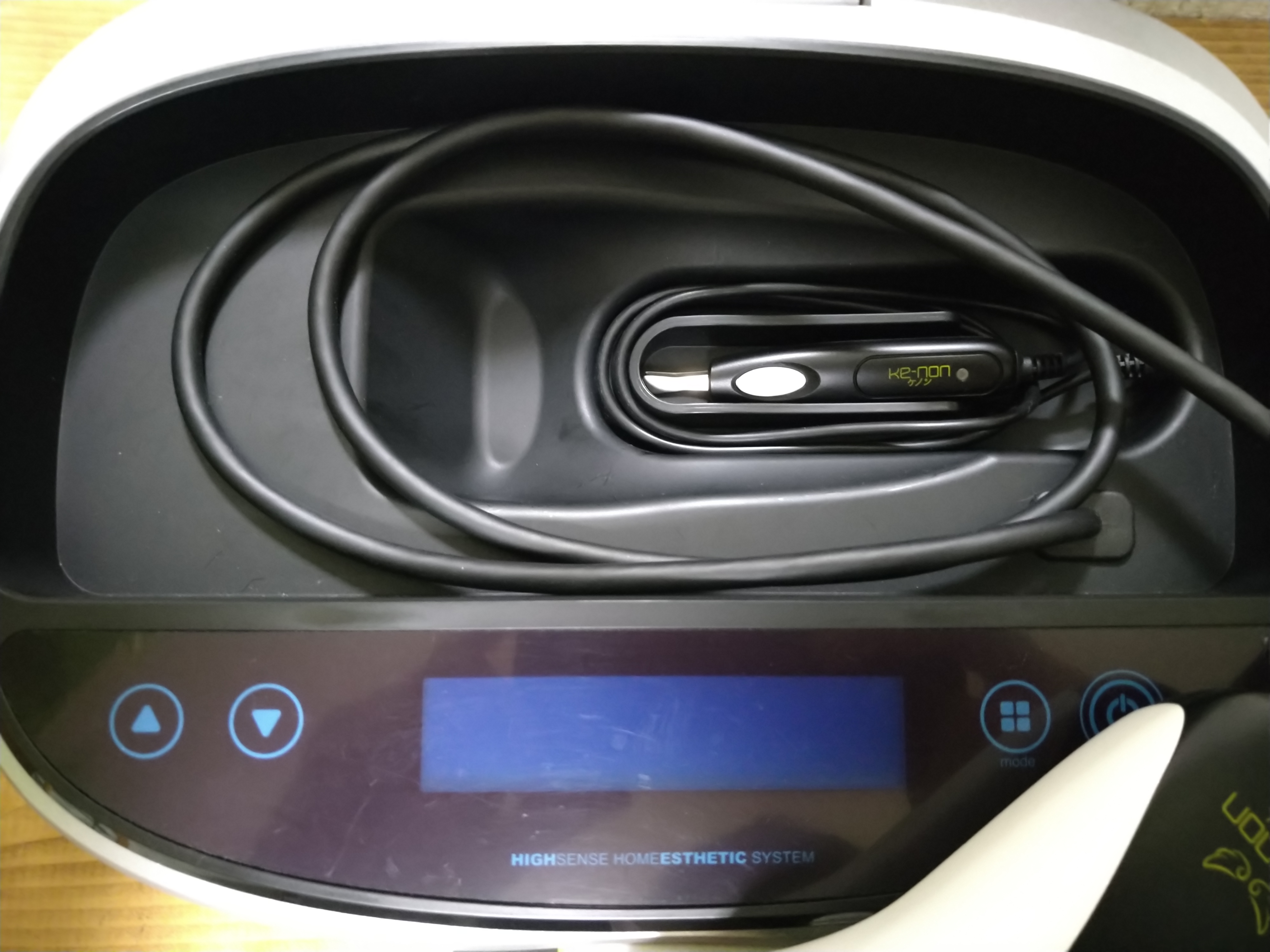 操作パネルまわりの記録用（家庭用脱毛器ケノンを使っていた頃）